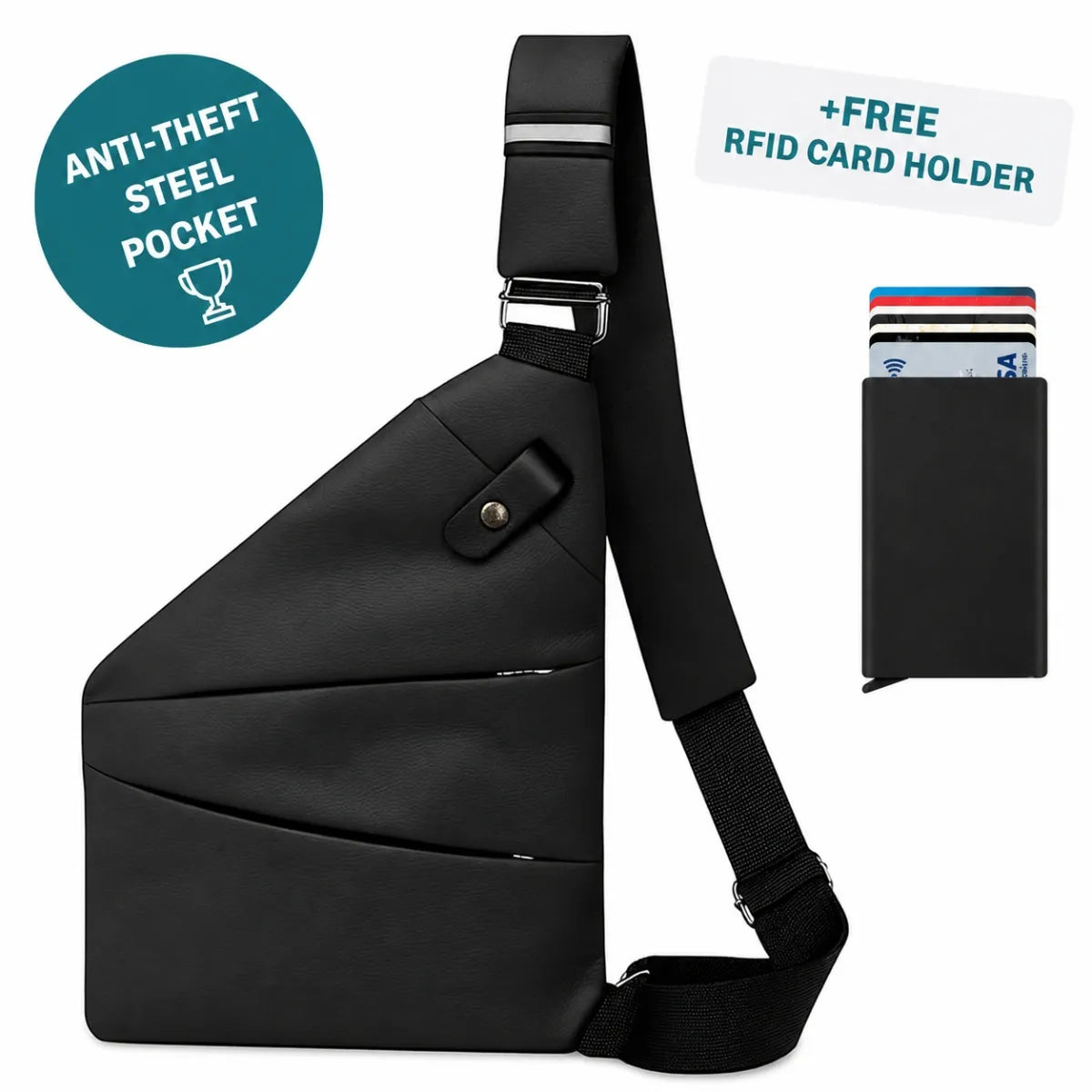 Anti-Theft Crossbody Bag